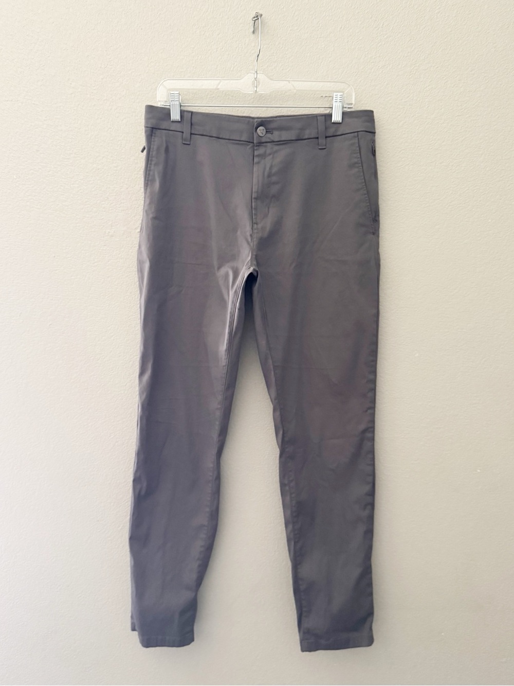 Birddogs Stretch Khakis Slim Pant Chino Unlined Mens 32 Gray Work Casual Travel - Picture 6 of 12